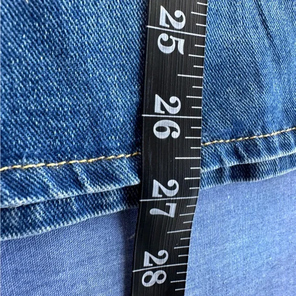 AMO Denim Marie Wrap Skirt - Wistfull Size Small Medium Wash - Picture 10 of 10